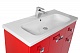 Водолей Мебель для ванной "Арнелла 100" напольная красная – картинка-15